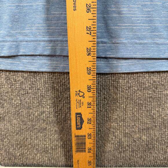 Travis Mathew Energy 1/4 Zip Golf Pullover Men's L Blue Long Sleeve Casual - Picture 6 of 10